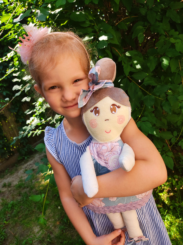 lalka dla dziewczynki, przytulanka handmade